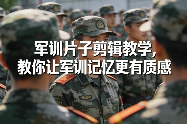 军训片子剪辑教学,教你让军训记忆更有质感-网赚副业网