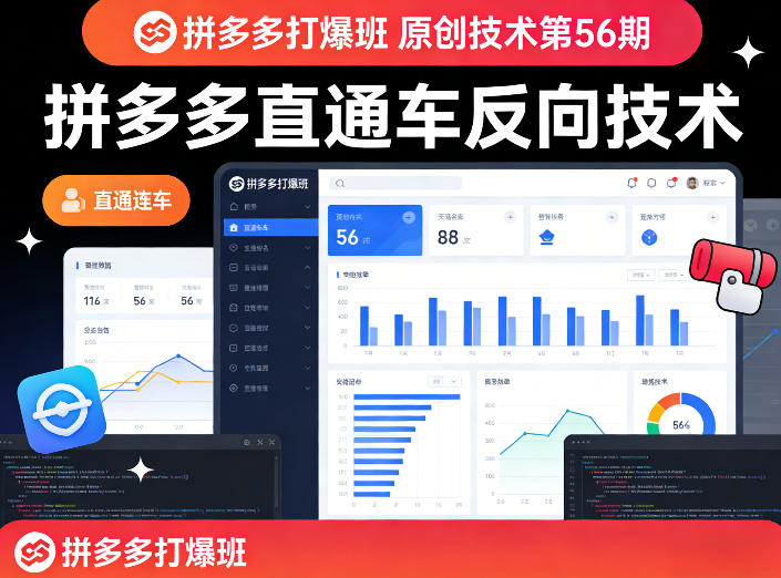 《拼多多打爆班》原创技术第56期,拼多多直通车反向技术-网赚副业网