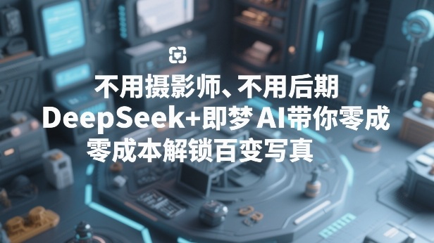 不用摄影师、不用后期,DeepSeek+即梦AI带你零成本解锁百变写真!-网赚副业网