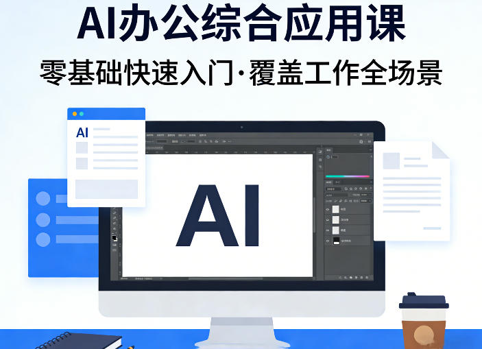 AI办公综合应用课,零基础快速入门,覆盖了工作中各种应用场景-网赚副业网