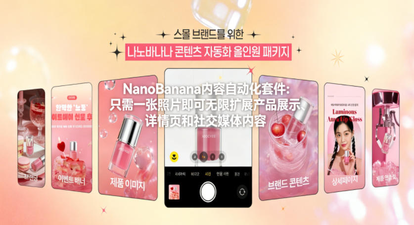 NanoBanana内容自动化套件:只需一张照片即可无限扩展产品展示、详情页和社交媒体内容!-网赚副业网