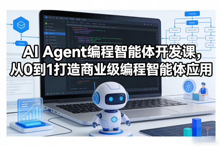 AI Agent编程智能体开发课，从0到1打造商业级编程智能体应用-网赚副业网