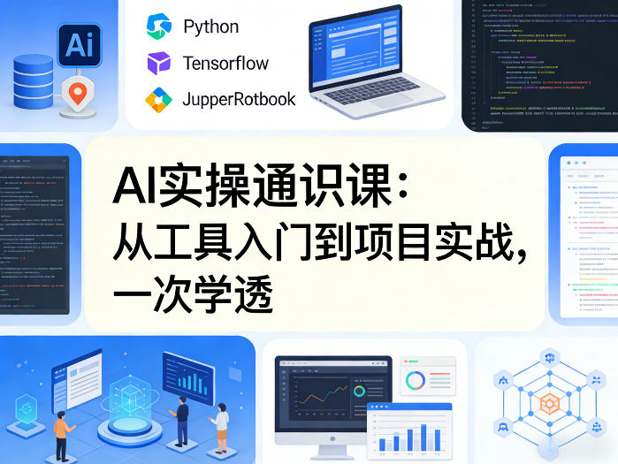 AI实操通识课,从工具入门到项目实战,一次学透-网赚副业网