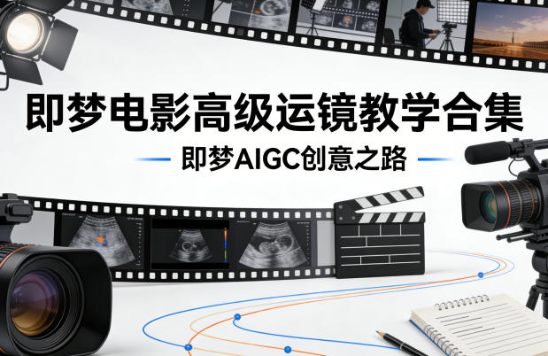 即梦电影高级运镜教学合集,即梦AIGC创意之路-网赚副业网