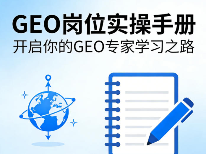GEO岗位实操手册,开启你的GE0专家学习之路-网赚副业网