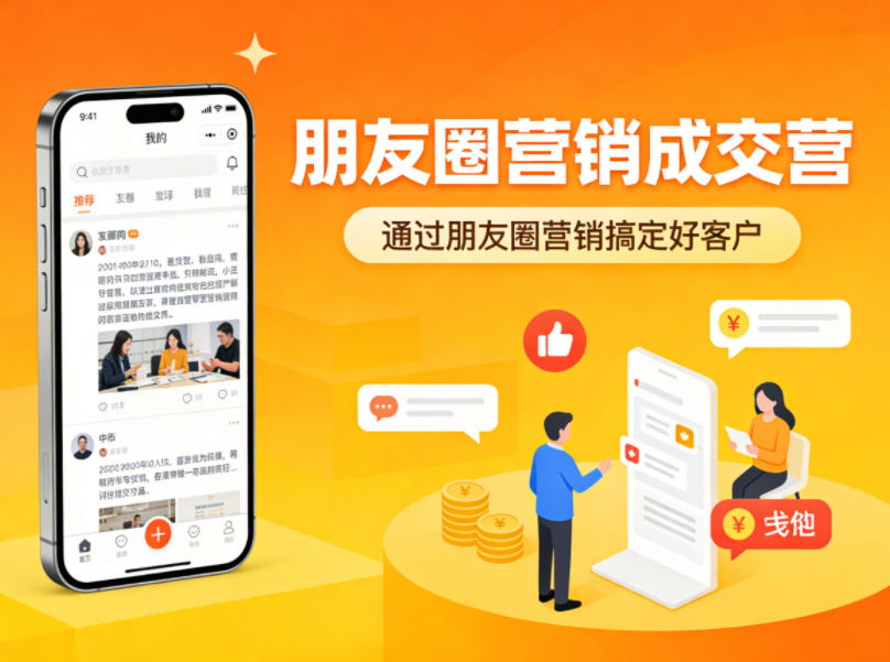 朋友圈营销成交营,通过朋友圈营销来搞定好客户-网赚副业网