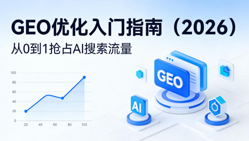 【最新】GEO优化入门指南(2026),从0到1抢占AI搜索流量-网赚副业网