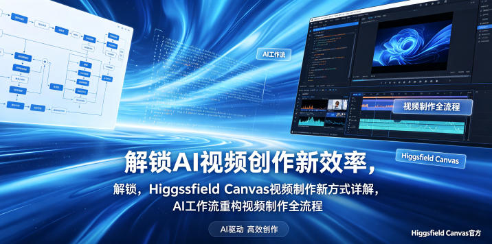 解锁AI视频创作新效率,Higgsfield Canvas视频制作新方式详解,AI工作流重构视频制作全流程-网赚副业网