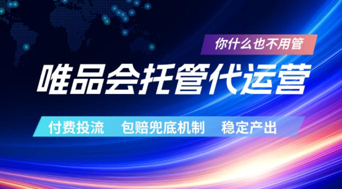 唯品会托管代运营,付费投流玩法,包赔兜底机制,稳定产出【揭秘】-网赚副业网