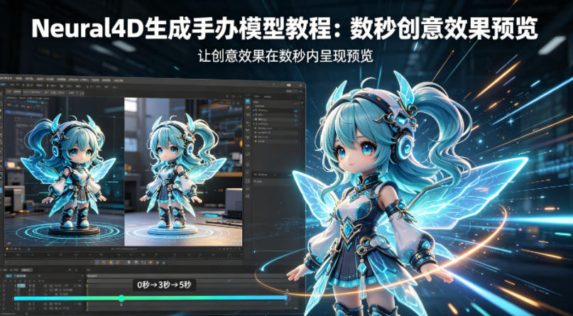Neural4D生成手办模型教程,让创意效果在数秒内呈现预览-网赚副业网