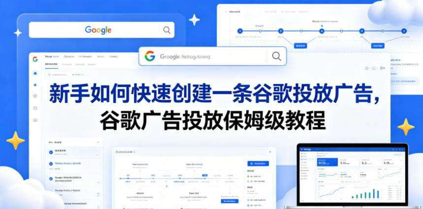 新手如何快速创建一条谷歌投放广告,谷歌广告投放保姆级教程-网赚副业网