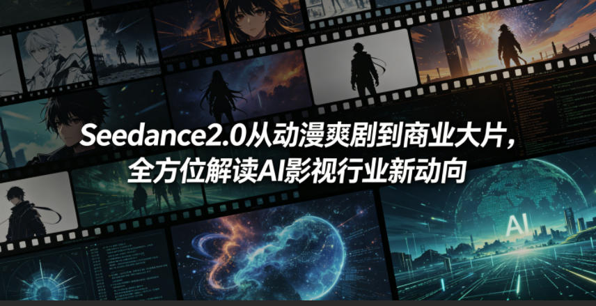 Seedance2.0从动漫爽剧到商业大片,全方位解读AI影视行业新动向-网赚副业网