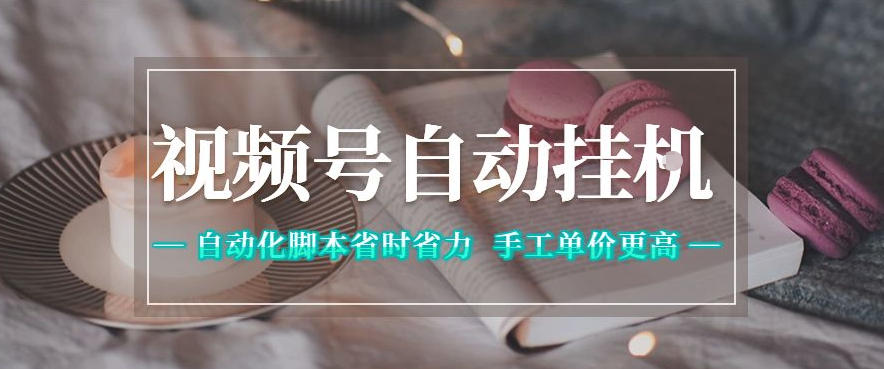 视频号自动挂G项目,自动化脚本省时省力,手工单价更高,日入300+全网最稳【揭秘】-网赚副业网