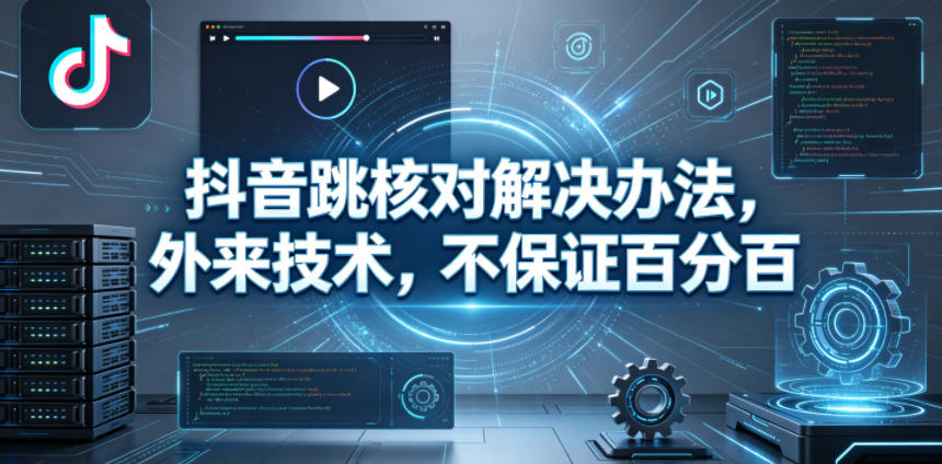 抖音跳核对解决办法,外来技术,不保证百分百-网赚副业网