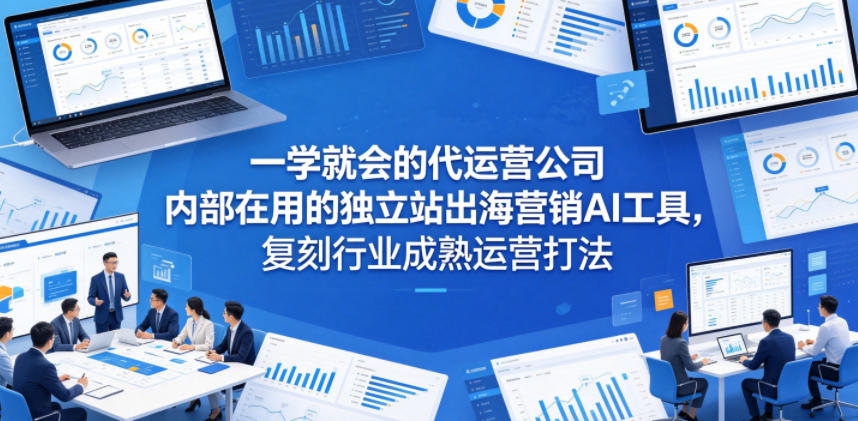 一学就会的代运营公司内部在用的独立站出海营销AI工具,复刻行业成熟运营打法-网赚副业网
