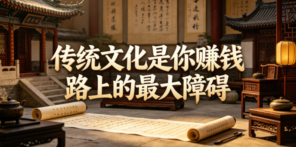 付费文章:传统文化是你賺钱路上的最大障碍-网赚副业网