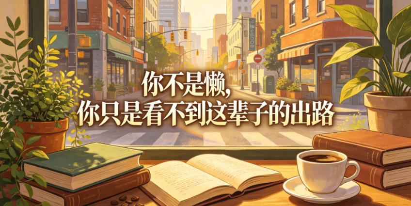 付费文章:你不是懒,你只是看不到这辈子的出路-网赚副业网
