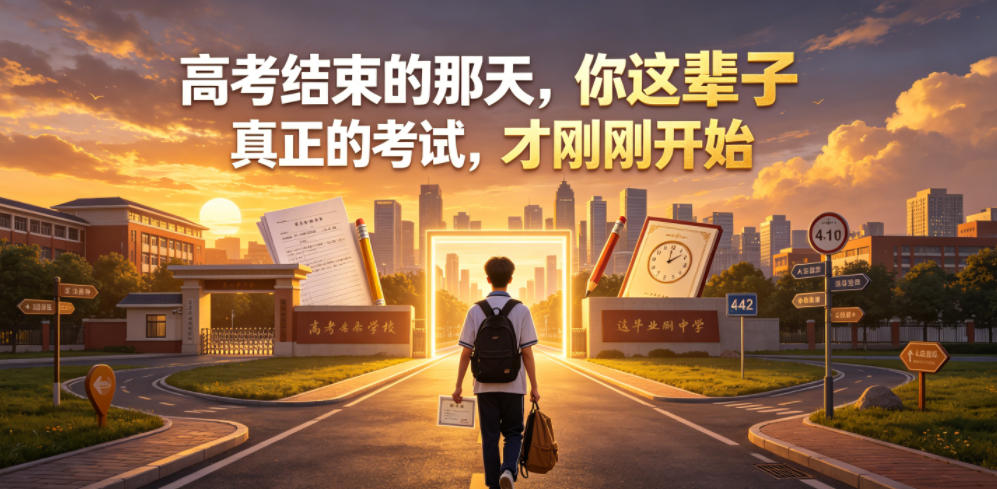 付费文章:高考结束的那天,你这辈子真正的考试,才刚刚开始-网赚副业网