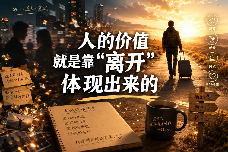 付费文章:人的价值就是靠“离开”体现出来的-网赚副业网