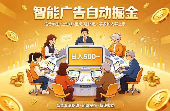 2026年最好做的项目:自动掘金项目,小白轻易上手,单日轻松收入500+【揭秘】-网赚副业网