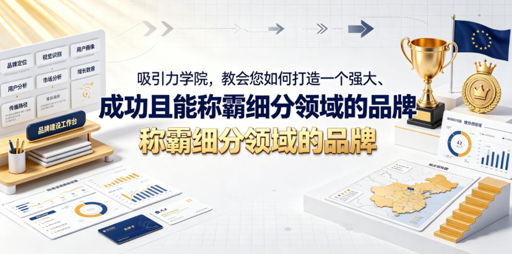 吸引力学院,教会您如何打造一个强大、成功且能称霸细分领域的品牌!【原创双语字幕】-网赚副业网
