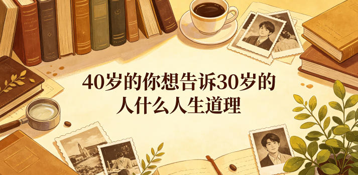 公众号付费文章:40岁的你想告诉30岁的人什么人生道理?-网赚副业网