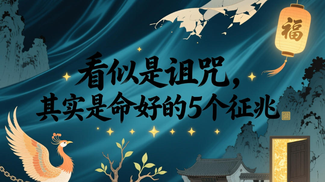付费文章:看似是诅咒,其实是命好的5个征兆-网赚副业网