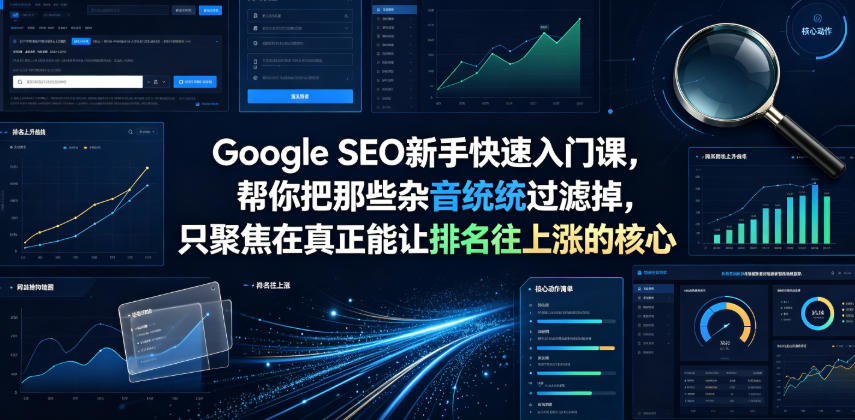 Google SEO新手快速入门课,帮你把那些杂音统统过滤掉,只聚焦在真正能让排名往上涨的核心动作【原创双语字幕】-网赚副业网