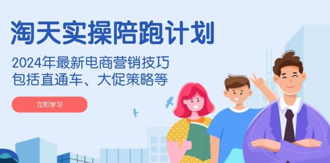 (14008期)淘天实操陪跑计划,2024年最新电商营销技巧,包括直通车、大促策略等-网赚副业网