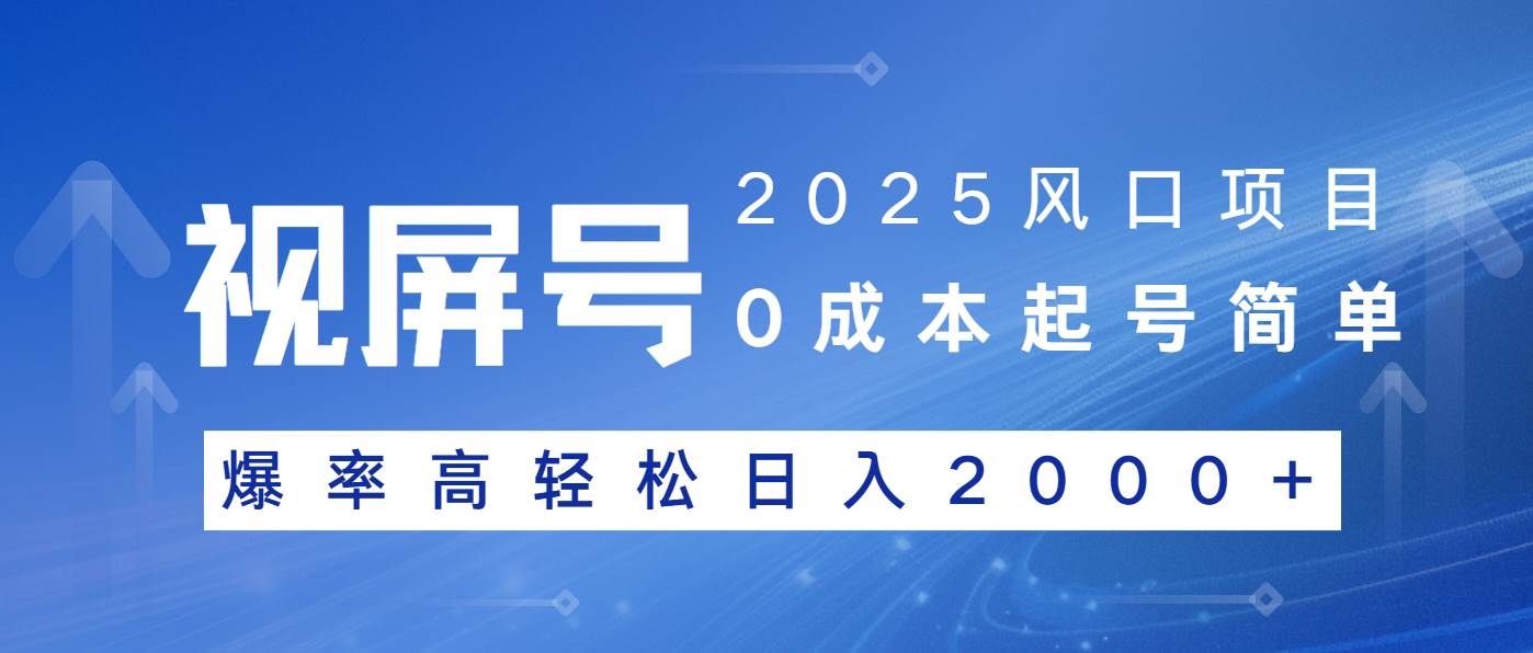 (14157期)2025风口项目,视频号带货,起号简单,爆率高轻松日入2000+-网赚副业网