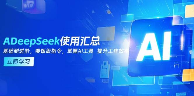 (14216期)DeepSeek使用汇总,基础到进阶,提示词技巧,掌握AI工具 提升工作效率-网赚副业网