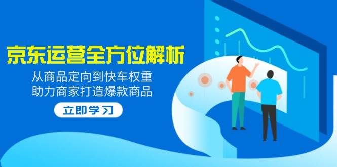 (14477期)2025京东运营全方位解析:从商品定向到快车权重,助力商家打造爆款商品-网赚副业网