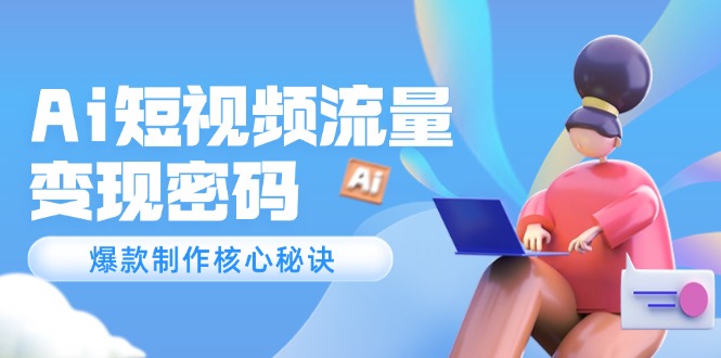 (14875期)Ai短视频流量密码,爆款制作核心秘诀,120万案例深度解析-网赚副业网