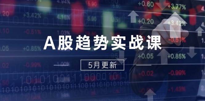 (14808期)A股趋势实战课:主力动向+政策红利,2025全年策略5月更新-网赚副业网