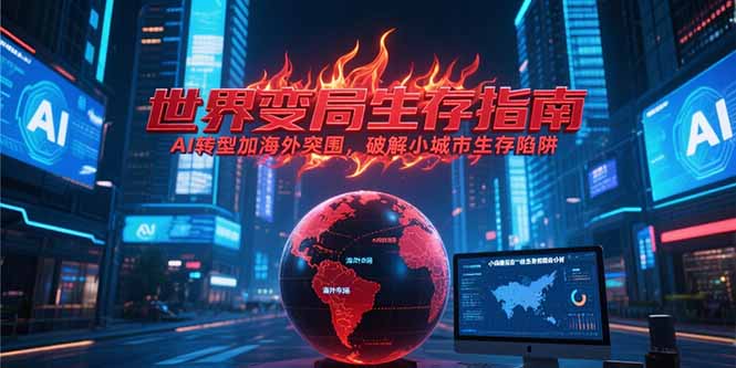 (15220期)付费文章《世界变局生存指南,AI转型加海外突围,破解小城市生存陷阱》-网赚副业网