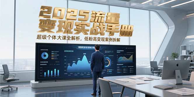 (15188期)2025流量变现实战手册,超级个体大课全解析,低粉高变现案例拆解-网赚副业网