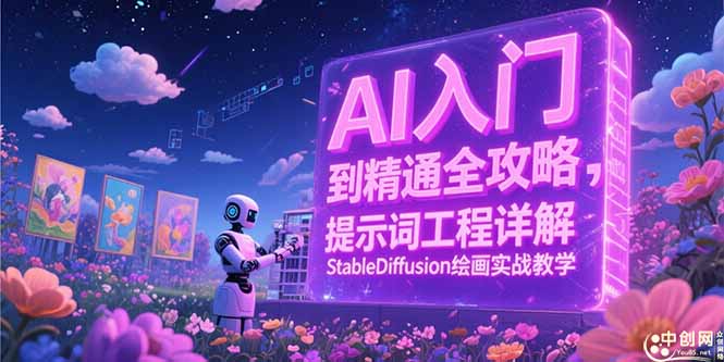 (15181期)AI入门到精通全攻略,提示词工程详解,StableDiffusion绘画实战教学-网赚副业网
