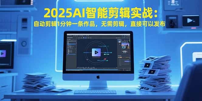 (15504期)2025AI智能剪辑实战:自动剪辑1分钟一条作品,无需剪辑,直接可以发布-网赚副业网