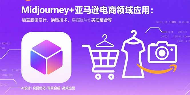 (15777期)Midjourney+电商领域商业应用:涵盖服装设计、换脸技术、实拍结合等-网赚副业网