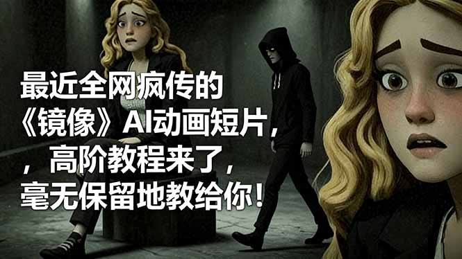 （16427期）最近全网疯传的《镜像》AI动画短片，高阶教程来了，毫无保留地教给你！-网赚副业网