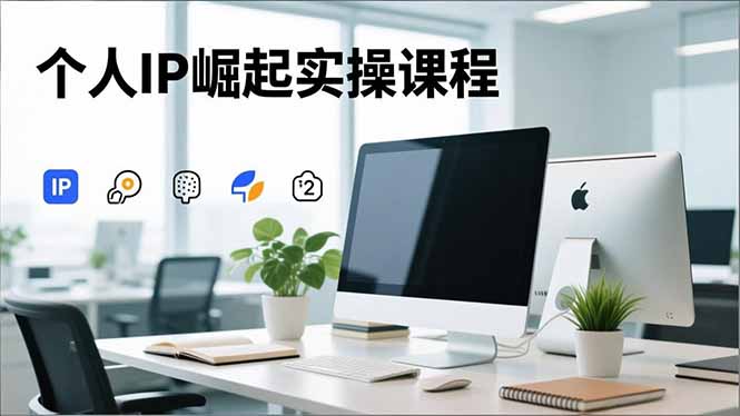 （16616期）个人IP崛起实操课程，IP思维塑造+赛道精准调研+账号高变现搭建+内容创作-网赚副业网