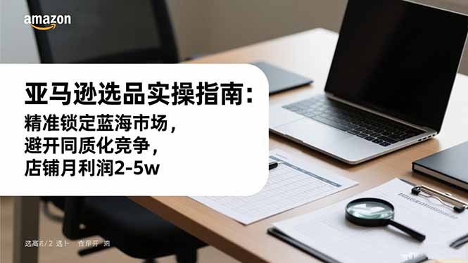(16523期)亚马逊选品实操指南:精准锁定蓝海市场,避开同质化竞争,店铺月利润2-5w-网赚副业网