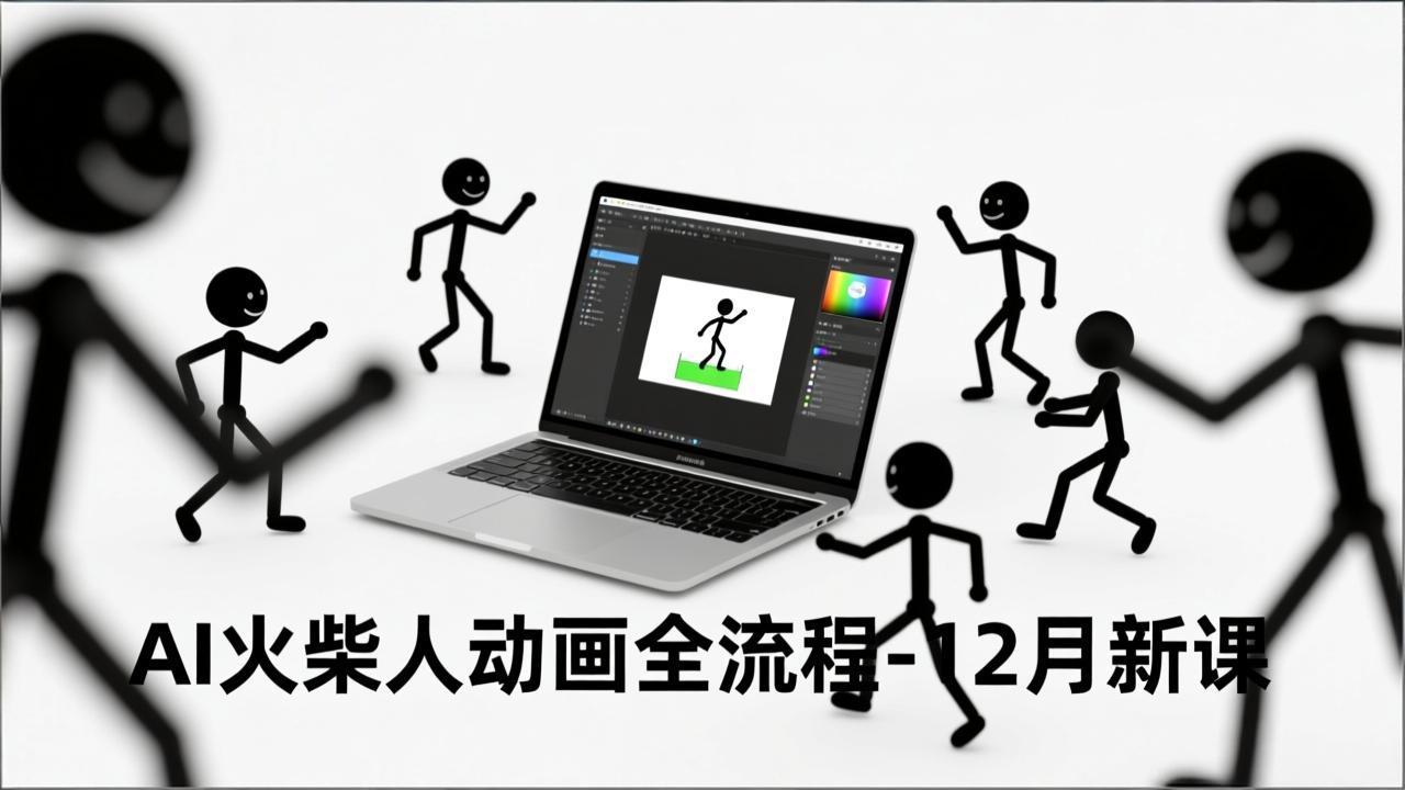 (16861期)AI火柴人动画全流程-12月新课,文案生成、声音克隆、视频剪辑,零基础快速产出动画-网赚副业网