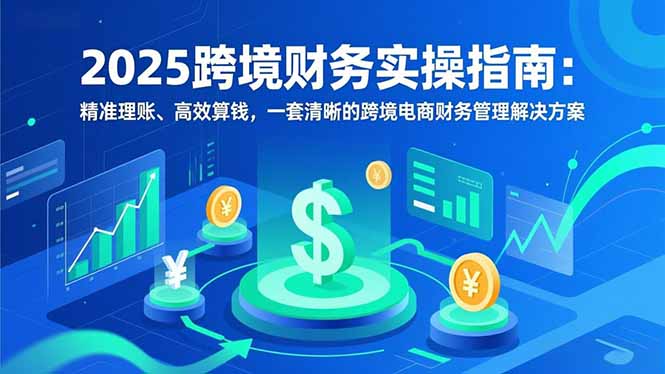 （16874期）2025跨境财务实操指南：精准理账、高效算钱，一套清晰的跨境电商财务管理解决方案-网赚副业网