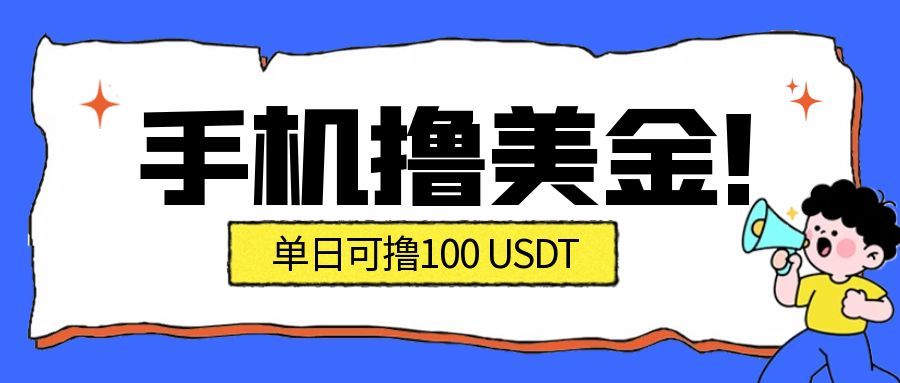 (16886期)最新手机撸美金项目,单日产值·100U+,将会是2026年最新的风口项目 目前在搞的人比较少-网赚副业网