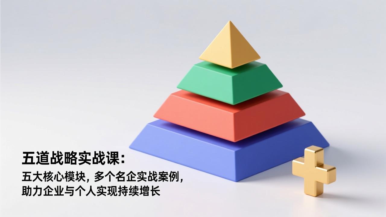 (17095期)五道战略实战课:五大核心模块,多个名企实战案例,助力企业与个人实现持续增长-网赚副业网