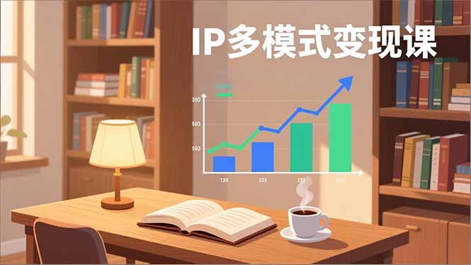 (17014期)IP多模式变现课,广告分成、种草激励、Live图带货,开拓多元收入,副业稳定月入过万-网赚副业网
