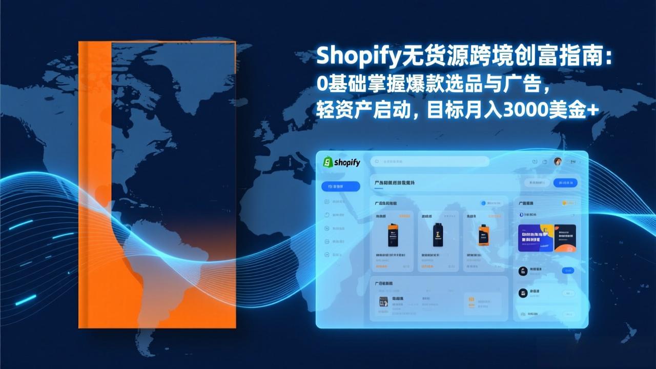 (17238期)Shopify爆款打法实战:从选品到广告投放,复制爆款模型,驱动独立站月销售额破万刀-网赚副业网