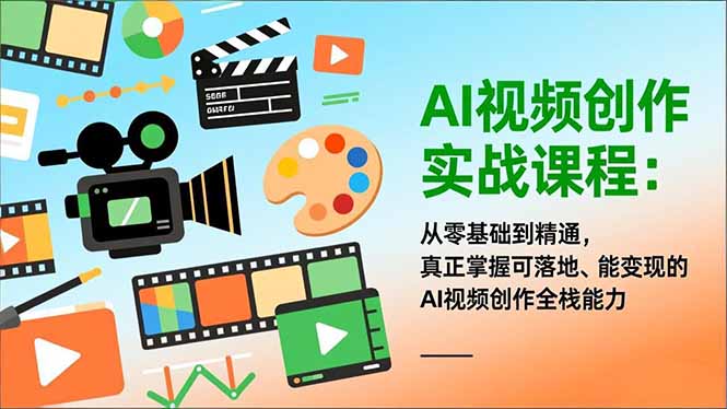 (16997期)AI视频创作实战课程:从零基础到精通,真正掌握可落地、能变现的AI视频创作全栈能力-网赚副业网