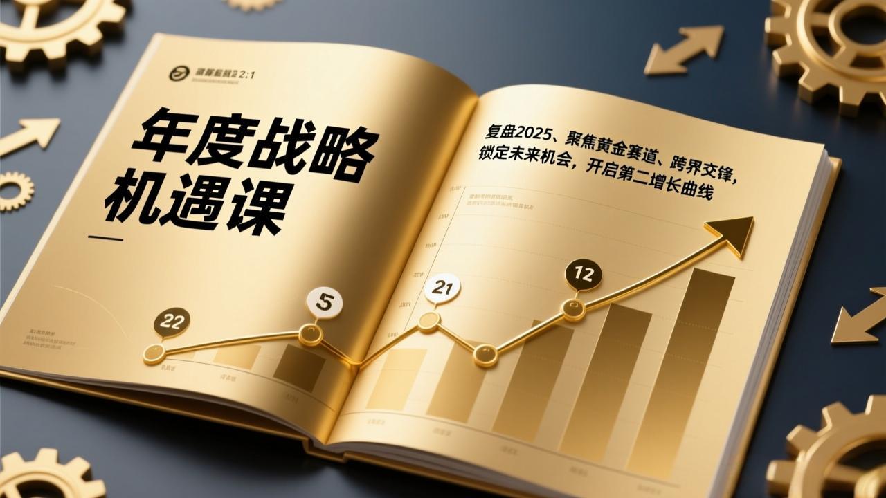 (17077期)年度战略机遇课,复盘2025、聚焦黄金赛道、跨界交锋,锁定未来机会,开启第二增长曲线-网赚副业网